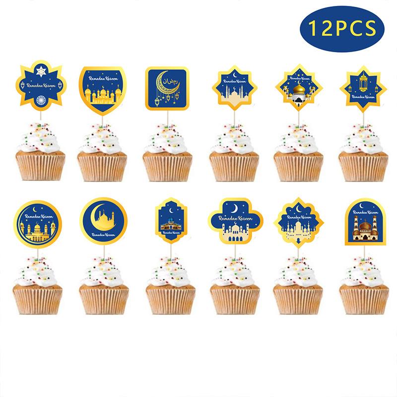 

Eid Mubarak Banner 2025 Decorations Ramadan Kareem Star Moon Garland Bunting Hanging Ornament Muslim Umrah Mubarak Home Decor