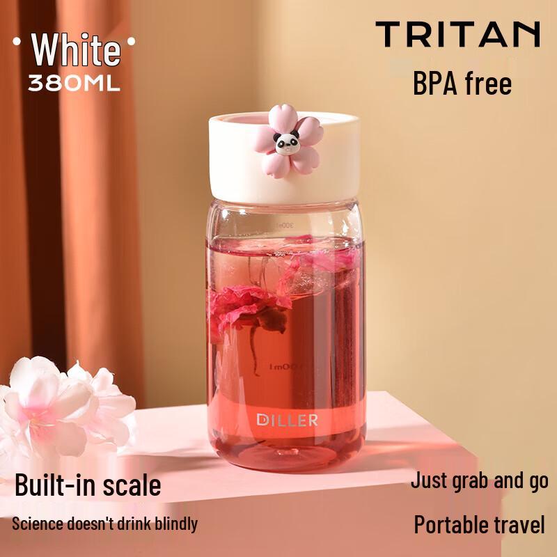 Diller Sakura Panda Mini Straw Cup