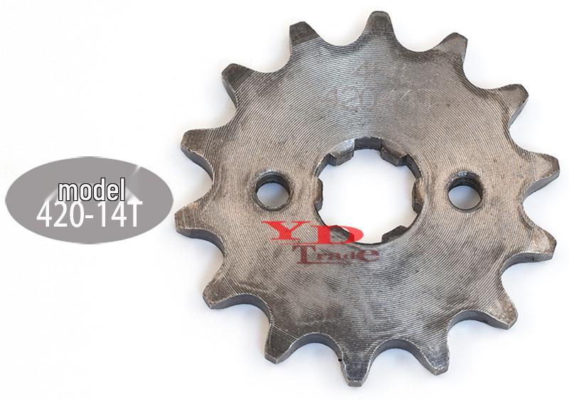 Off-Road Motorcycle ATV Beach Buggy Kart 420 Flywheel with 10-19T Small Sprocket Chain Gear
