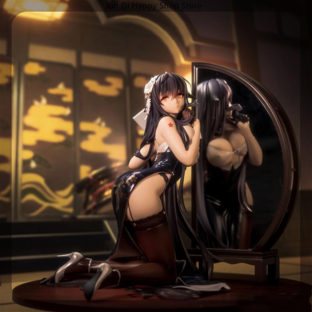 17cm Azur Lane Ijn Azuma In Cheongsam Anime Figures Game Statue Cartoon Girl Models Collectible Toys Cute Ornament Doll Toy Gift