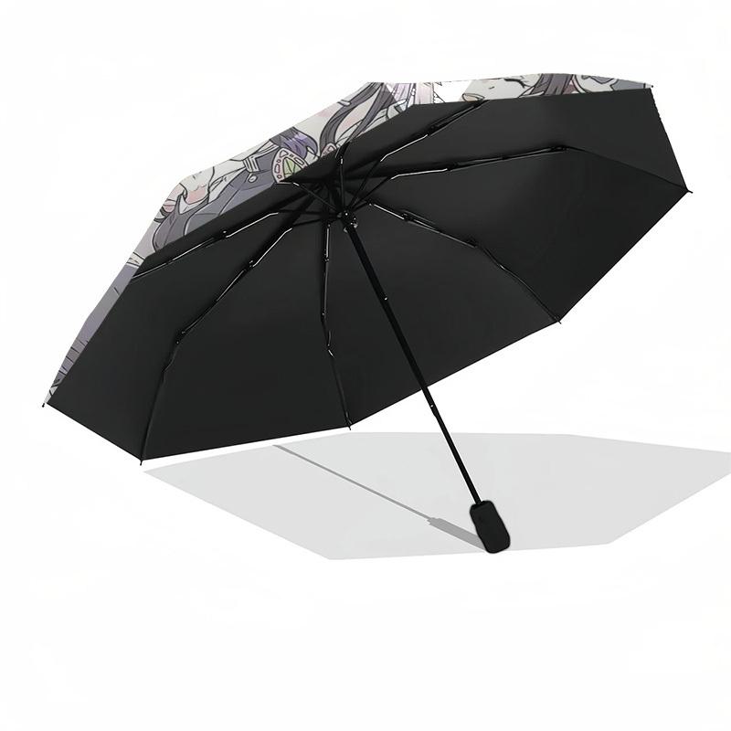 1pc Anime Characters Automatic Opening Folding Umbrella - 8 Bone Iron Frame, Suitable for Fans, Travel, Daily Use, Gift for Anime Lovers.U010
