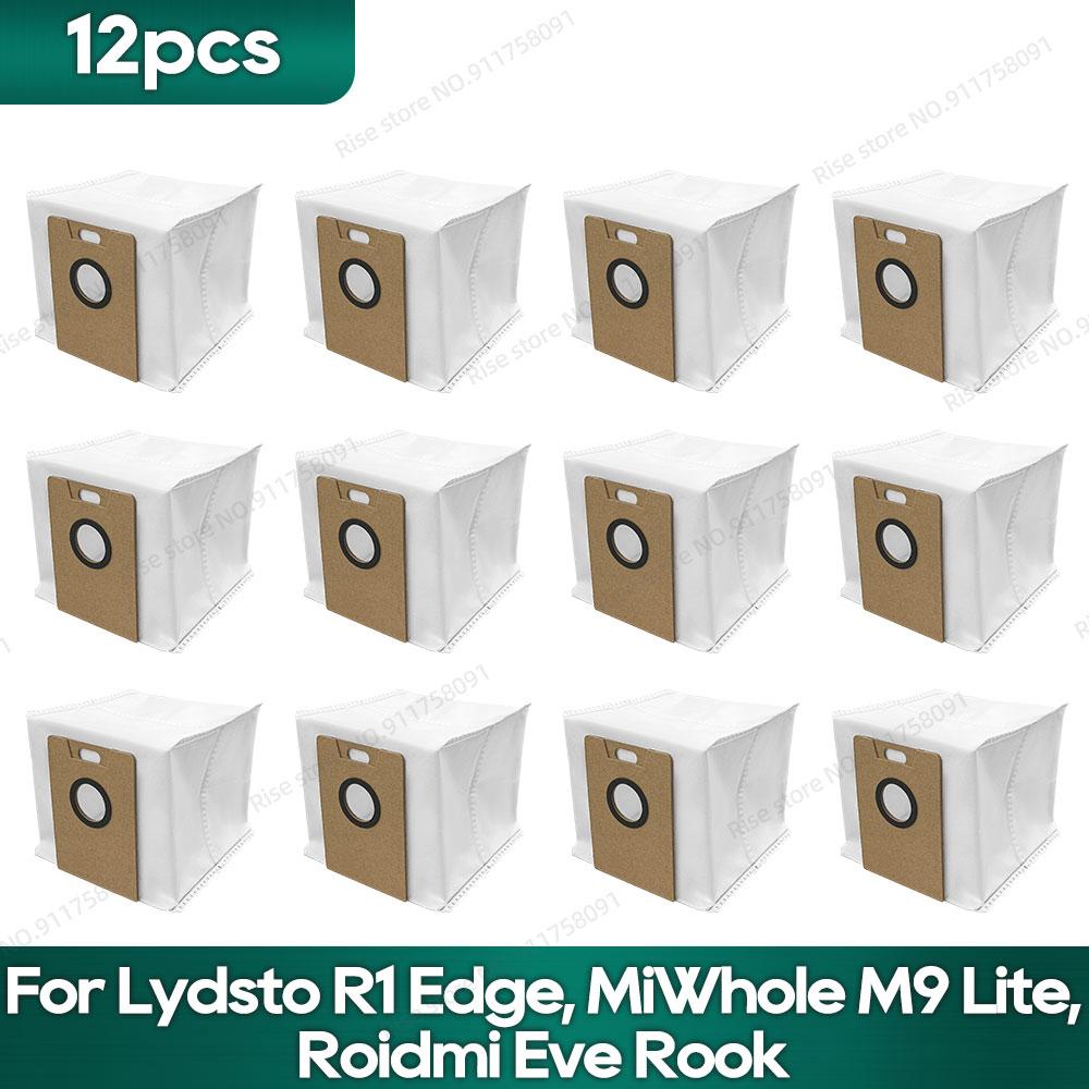 Compatible for Lydsto R1 Edge / R1D Edge, MiWhole M9 Lite, (Roidmi Eve Rook / Eve Rook S) Accessories Hepa Filter Mop Side Brush