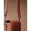 RSINC Small Crossbody Bags Semi Oval PU Leather Adjustable Shoulder Tan Brown B0DVQ1BDDJ