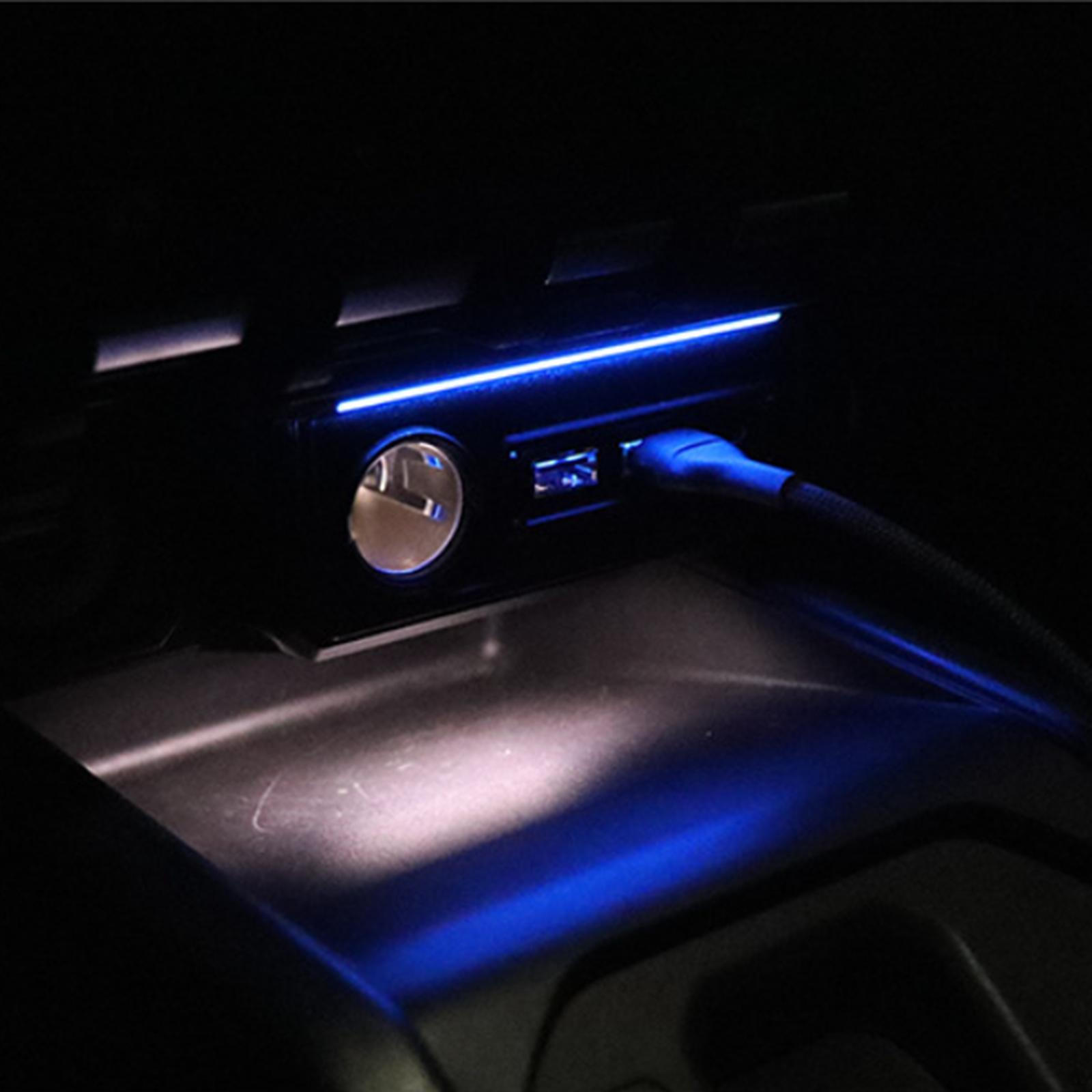 

Автомобильный USB-концентратор, зарядное устройство, аксессуары, нижняя подсветка, поддержка двойной центральной консоли типа C Left Driver Side