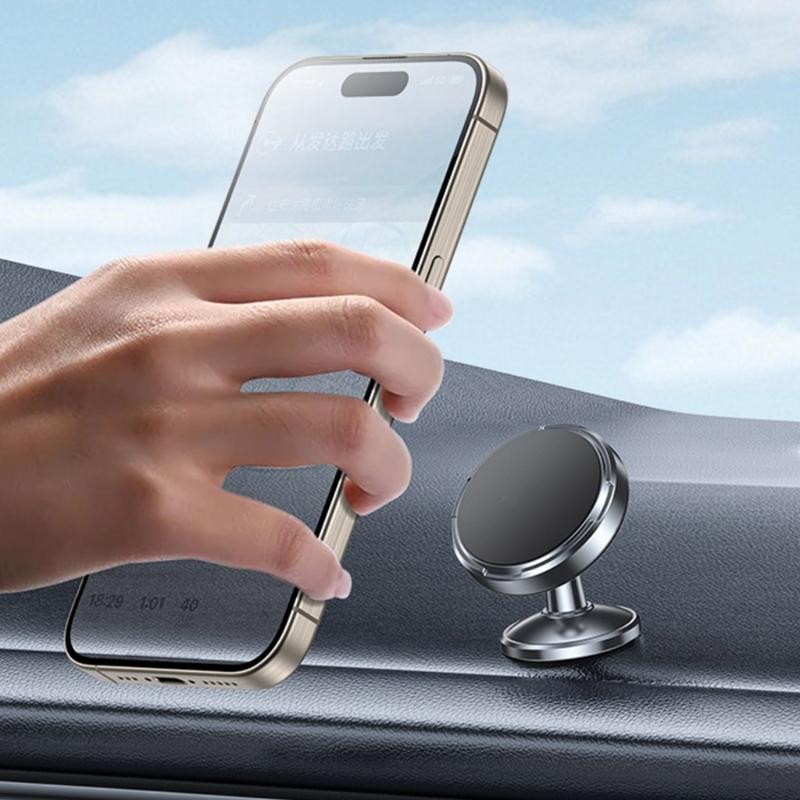 Secure Silicone Panel Car Phone Stand Bracket Rack Holder With Powerful Magnets for Easy Storage Safe Driving Experience