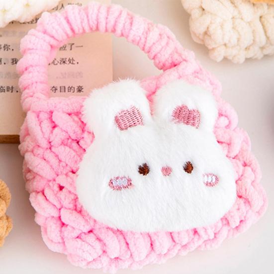 Crochet Animal Coin Purse Handmade Knitting Earphone Lipstick Keys Storage Bag Women Girls Small Handbag Pouch Birthday Holiday Gift