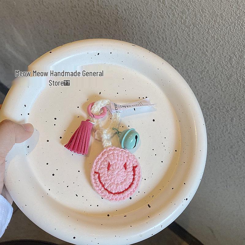 

Хёна Стиль GD Смайлик Ручной Работы Вязаный Крючком Брелок Подвеска