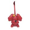 Adorable Curly Dog Keychain PU Leather Bag Charm With Secure Metal Hook For Purse Backpack Decoration Lightweight Design