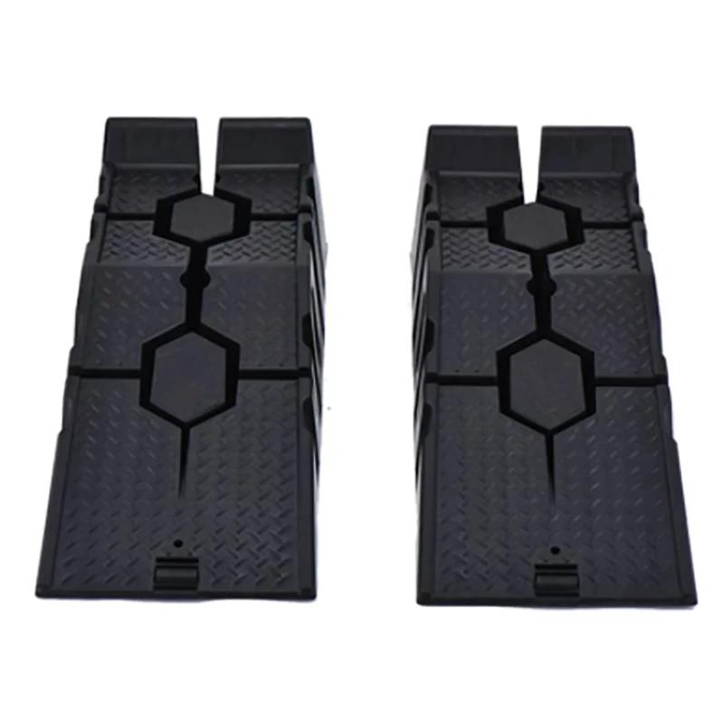 

1 пара черных тяжелых автомобильных пандусов 2500 кг длиной 900 мм с противоскользящим покрытием, рабочие пандусы для замены масла в автомобиле, ремонта и обслуживания, подъемные инструменты