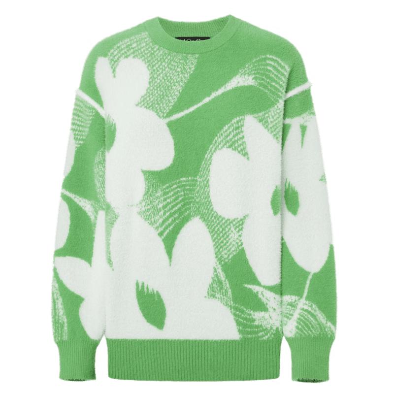 

MO&Co. Floral Feather Yarn Sweater XS 155