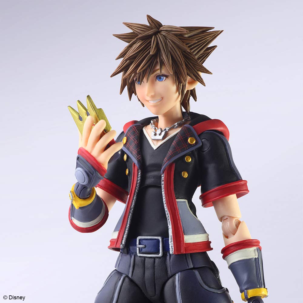KINGDOM HEARTS III BRING ARTS Sora Version 2 PVC painted movable figure