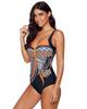 Azura Exchange Tribal Print One Piece Swimsuit