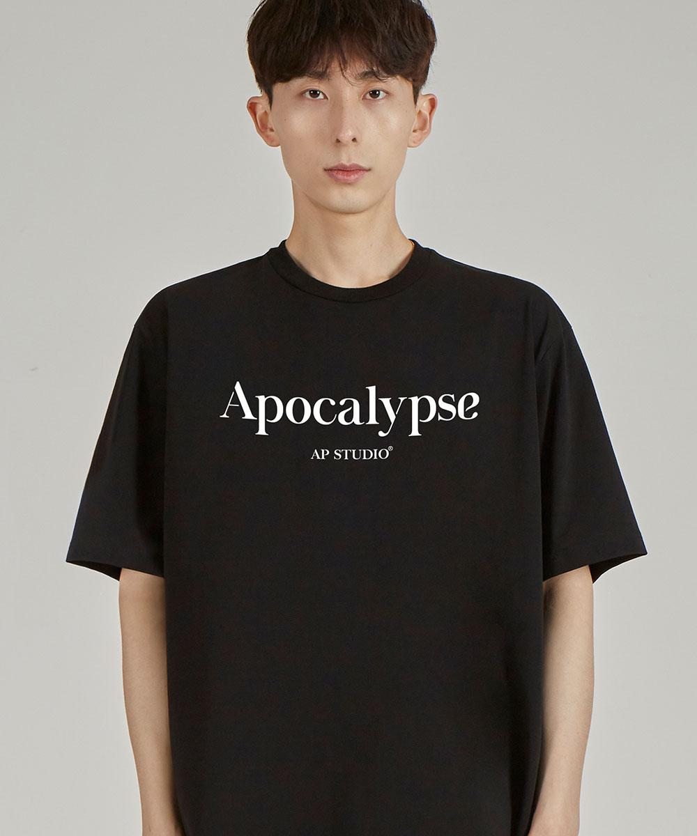 Astral Projection Apocalypse Round Neck 40-Count Double-Weave Cotton Short Sleeve T-Shirt_Black M