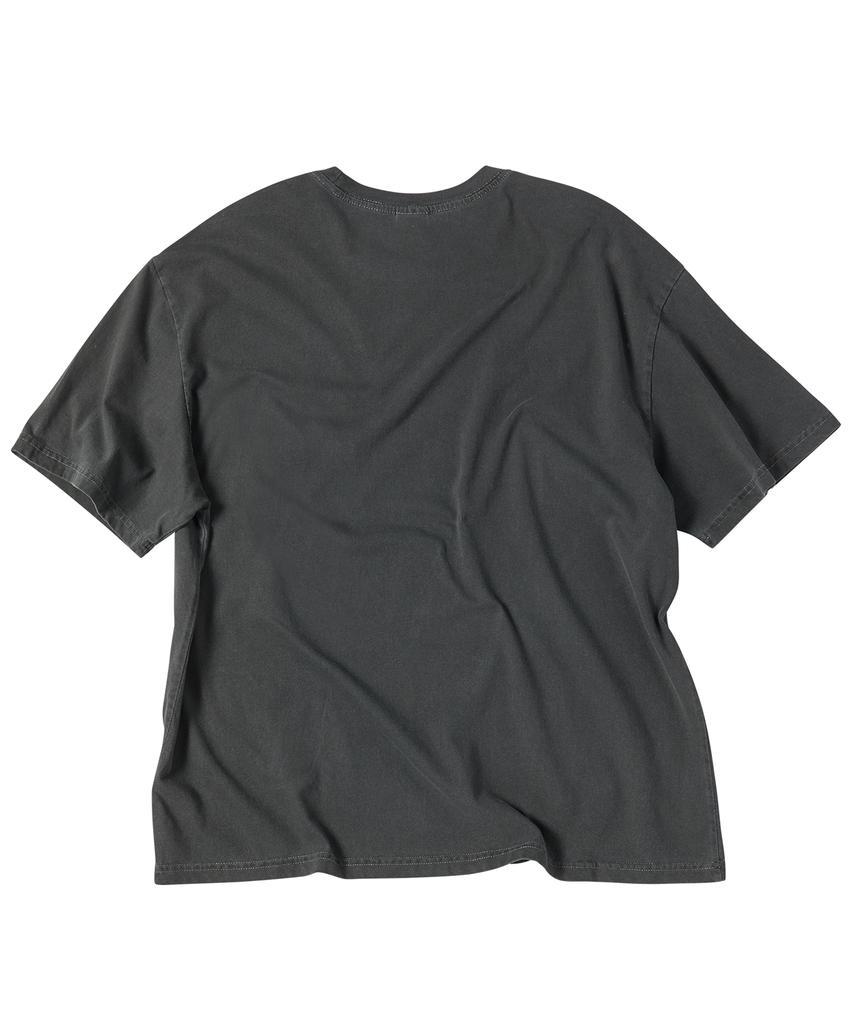 TRAVEL Genesis Pigment Short Sleeve T-Shirt Black Charcoal