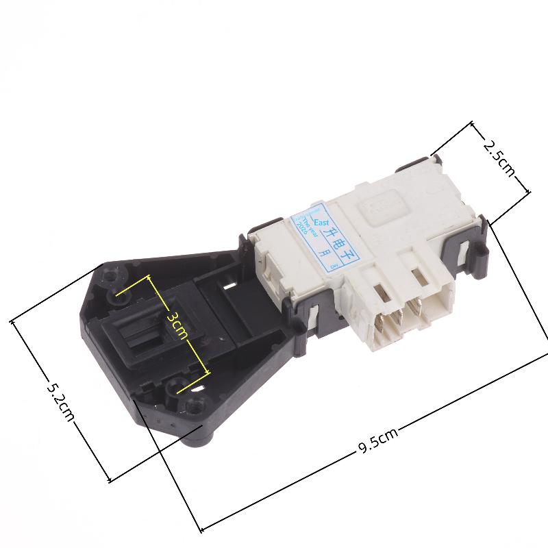1/3 Stück 3 Einlagen Waschmaschine Elektronisches Türschloss Verzögerungsschalter Für Zv-446L5 Dc64-01538A Metalflex Zv-446