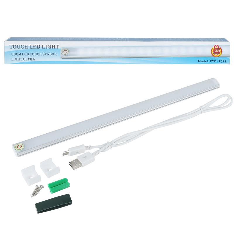 Portable LED USB Touch Switch Light Desk Table Study Reading Lamp Home Use White