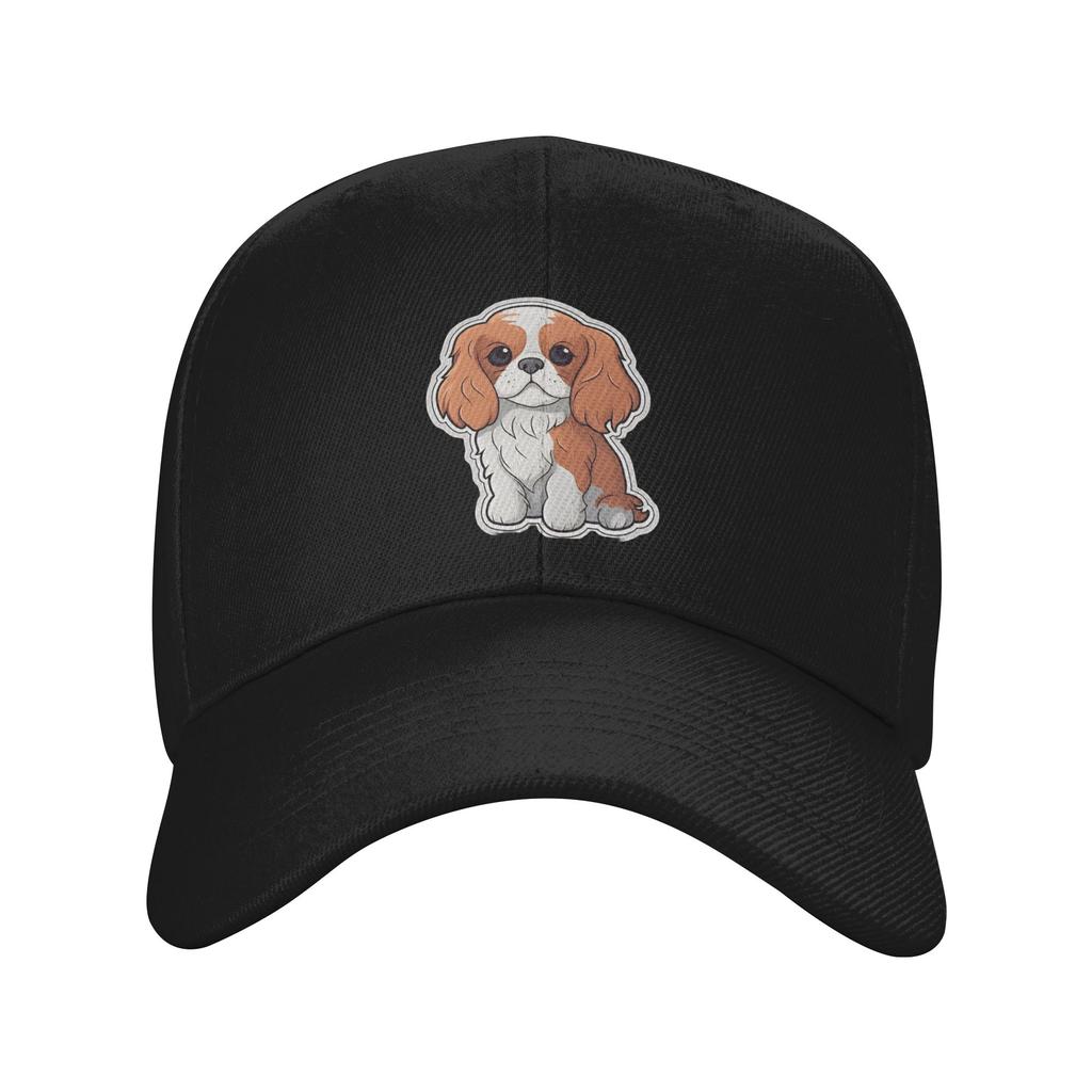 Kawaii Cavalier King Charles Spaniel Casual Baseball Cap Running Hippie Trucker Hat Summer Unisex Baseball Caps