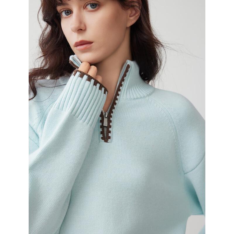 ELLE Women's Lamb Wool Pullover Sweater