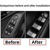 Car Window Lift Switch Button Cover Trim Sticker Compatible with Mazda CX-8 CX-5 KF CX-4 CX5 2018-2024 Interior Accessories(Red)