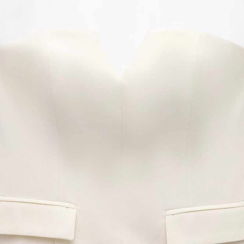 Kaslead New Arrival Women's Clothing Fashion Style Fashion Minimalist Strapless Tube Top Tops 4661011