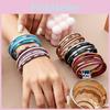 Bohemian Handwoven Leather Bracelet With Geometric Shape For Casual Wear