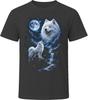 Samoyed Howling at the Moon T-Shirt