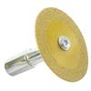Diamond Cutting & Grinding Disc Set for Electric Drills: Small Saw Blade for Tile, Grout, Stone, and Carving.