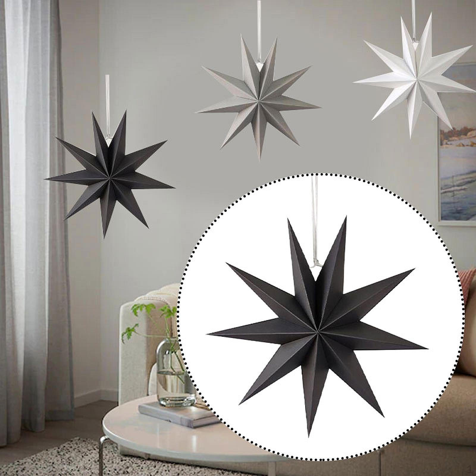 

3D бумажная звезда подвесное украшение ремесло подарок на новоселье украшение для