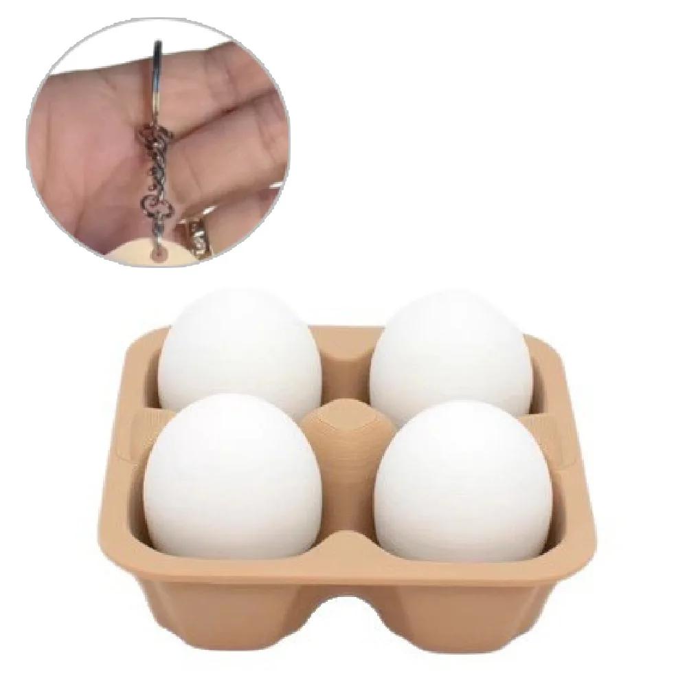 Creative 3D Printing Solid Color Home Egg Tray Decompression Toy Clicker Vent Toy Model Pendant