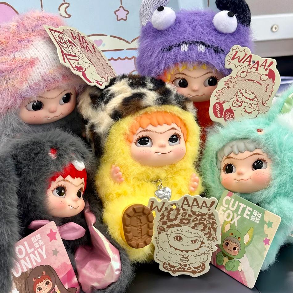 Wakuku Peloso Trendy Divertente Festa Scatola Cieca Carino Wakuku Action Figure Scatola Misteriosa Carina Bambola Portachiavi Bambola Borsa Sorpresa Regali Giocattoli