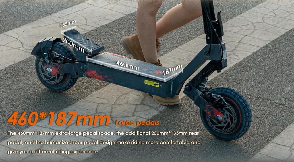 Electric Scooter KuKirin G2 Ultra 800W*2 Motor 48V18Ah Battery 10 inch Tires 50km/h Max Speed 55km Max Range