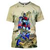 3D Animated Printed T-shirt for Men's Oversized Design Shirt, Grandizer, Robot, Harajuku Style, Goldorak Y2K Streetwear