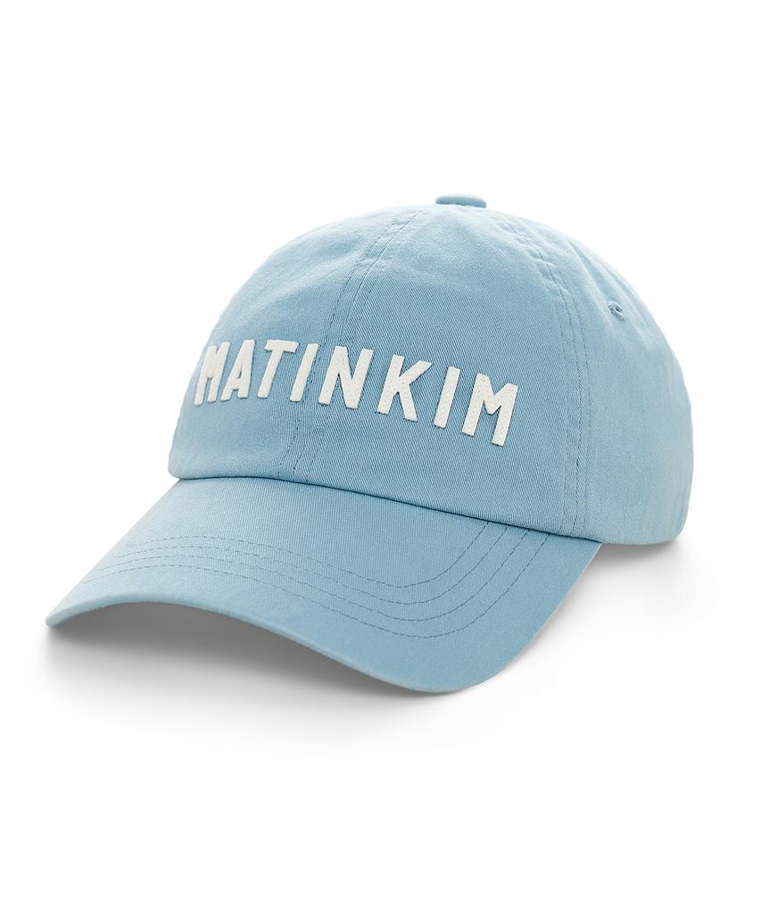 Mattengkim Applique Felt Logo Ball Cap In Light Blue