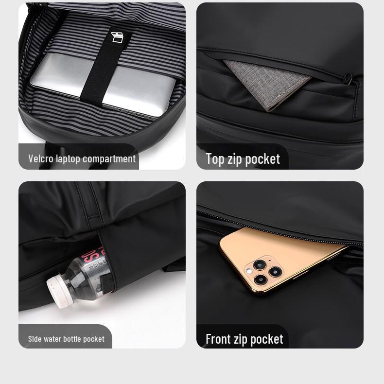 Wasserdichter Doppel-Schulter-Rucksack für Männer & Frauen - Große Kapazität für High School, College & Reisen