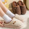 2025 Thick Sole Fluffy Slippers Women Comfy Warm Soft Sole Indoor Cotton Slippers Woman Winter Anti Slip Platform Slides Woman