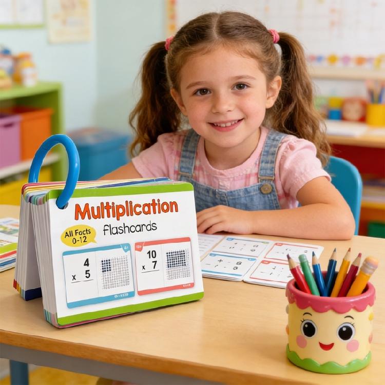85Pcs Engaging Multiplication Learning Card Erasable Multiplication Flashcards Portable Math Learning Aid For Preschool
