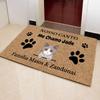 Funny Cute Cat Welcome Doormat Machine Washable Anti-slip Floor Mat Home Decor Living Room Bedroom Kitchen Entrance Foot Mats