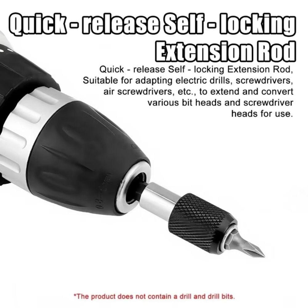 Hex Shank Impact Bit Holder 1/4-Inch Hex Drill Bit Extension Connecting Rod Electric Drills