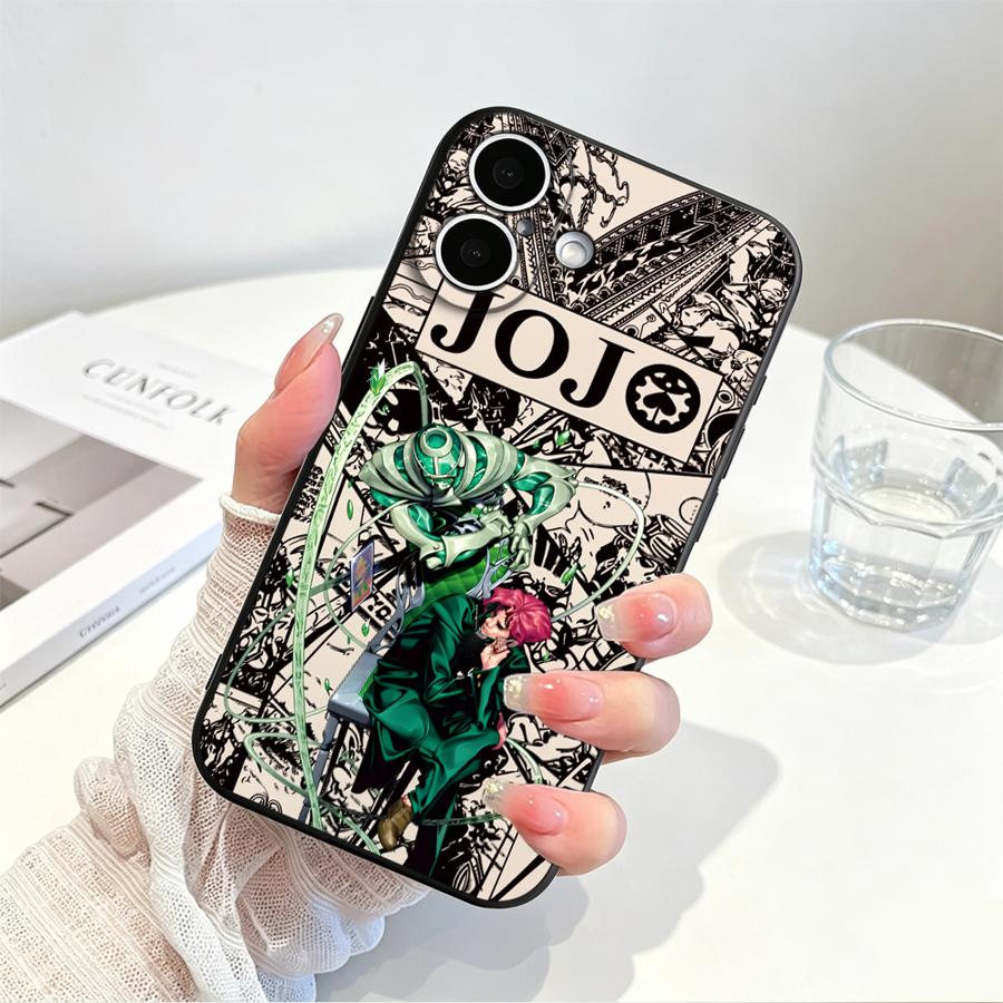 Anime JoJo Adventures Case for Apple iPhone 17 18 Pro Max 12 14 Air 18 XS XR 16 17e 16e 13 Mini 7 8 11 15 Plus Phone Cover