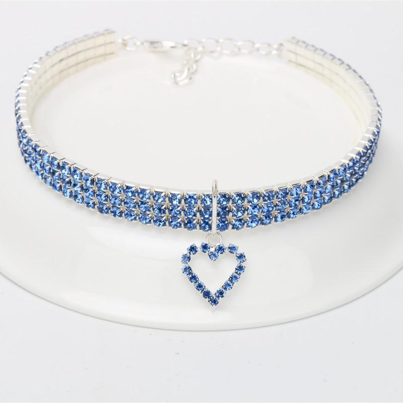 Elastic Heart Pet Collar - Cat & Dog Accessories