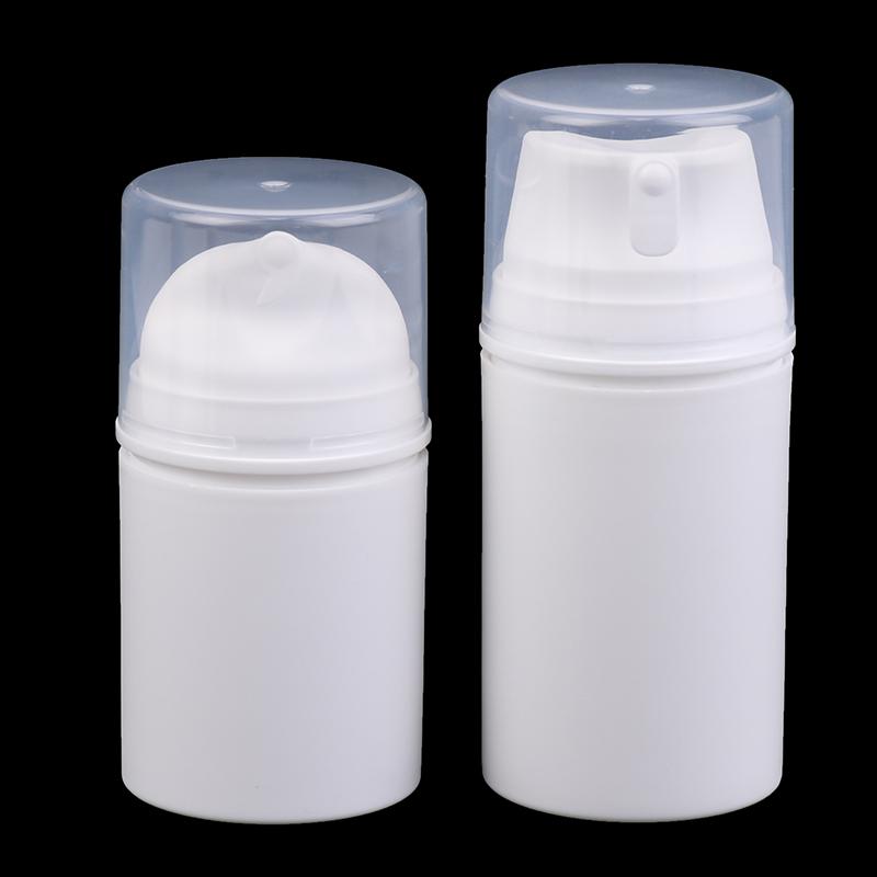 Nachfüllbare Leere Pumpflaschen Kunststoff Mini Lotion Vakuum Kosmetikbehälter Reise Emulsionsspender 35/50/75/100/150/200G