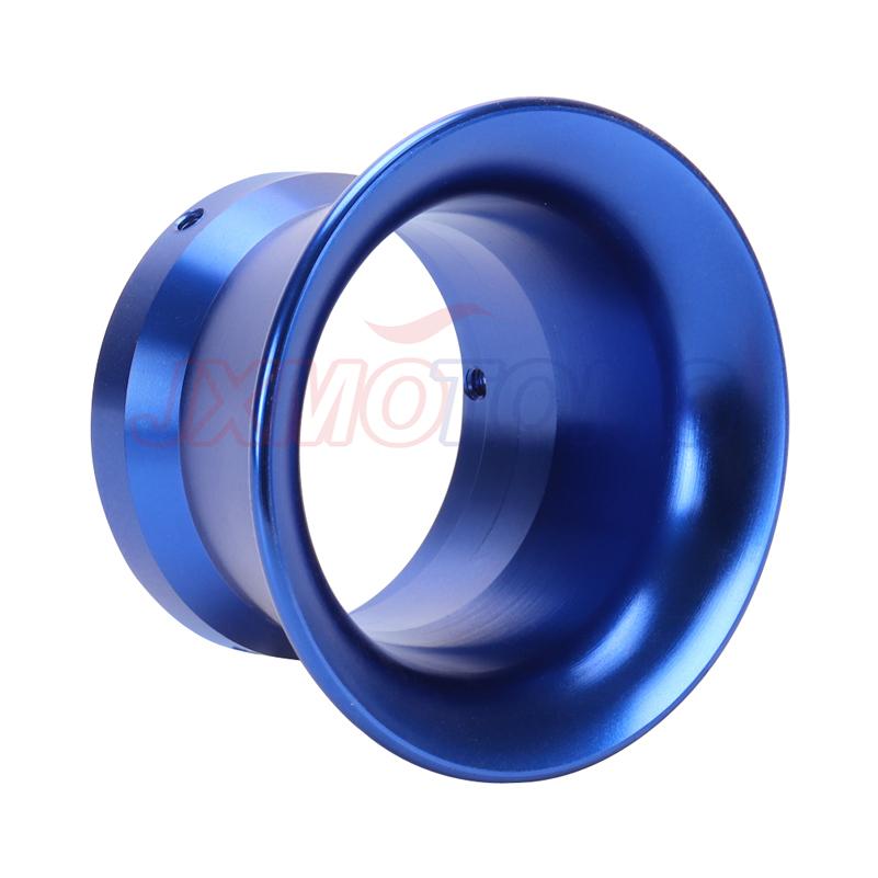 50mm Motorcycle Carburetor Air Filter Interface Wind Cup Horn Velocity Stack синий