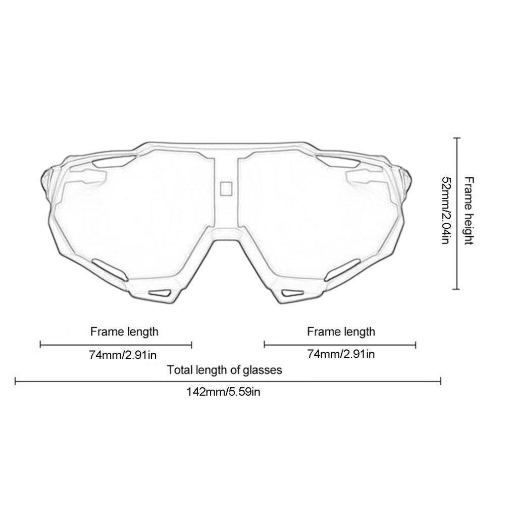 Tridimensional Marco grande de la visión nocturna de montar gafas de sol cómodas Tridimensional Marco grande de la visión nocturna de montar gafas de sol cómodas