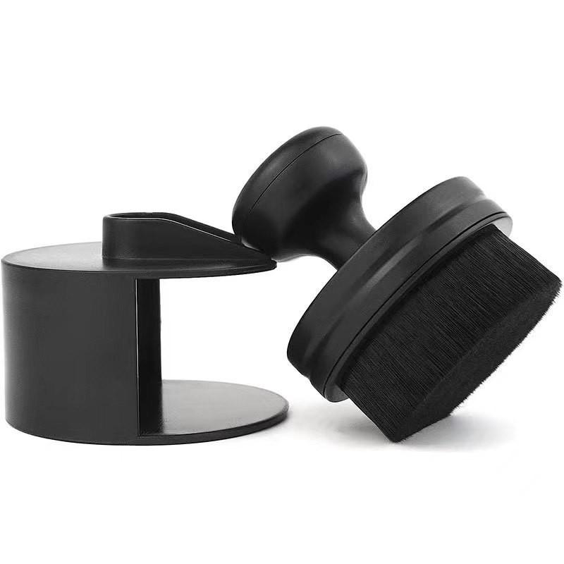 

Мягкая щетка для детализации высокой плотности, щетка для чистки автомобиля, уплотнительная конструкция с крышкой, аксессуары для чистки автомобиля, портативная щетка для детализации автомобиля чёрный