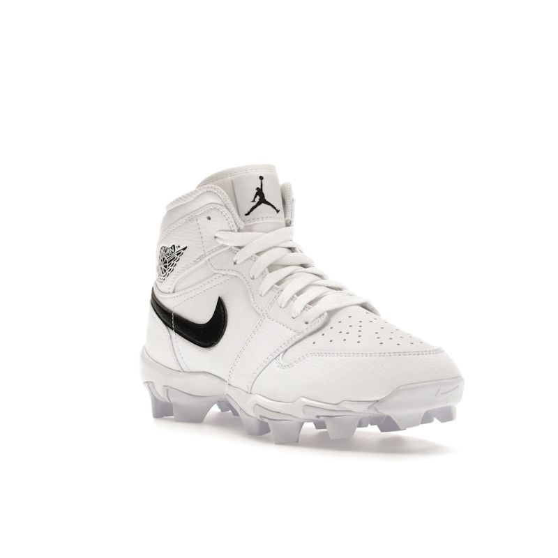 Air Jordan 1 Mid Cleat GS Bílá Černá Dětské Tenisky HF6883-100
