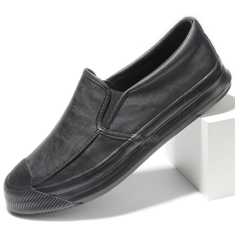 

Мужские кожаные туфли, мужская официальная обувь, сверхлегкая, нескользящая, удобная, износостойкая, не шнурующаяся, мужская повседневная обувь Zapatos Para Hombres 38