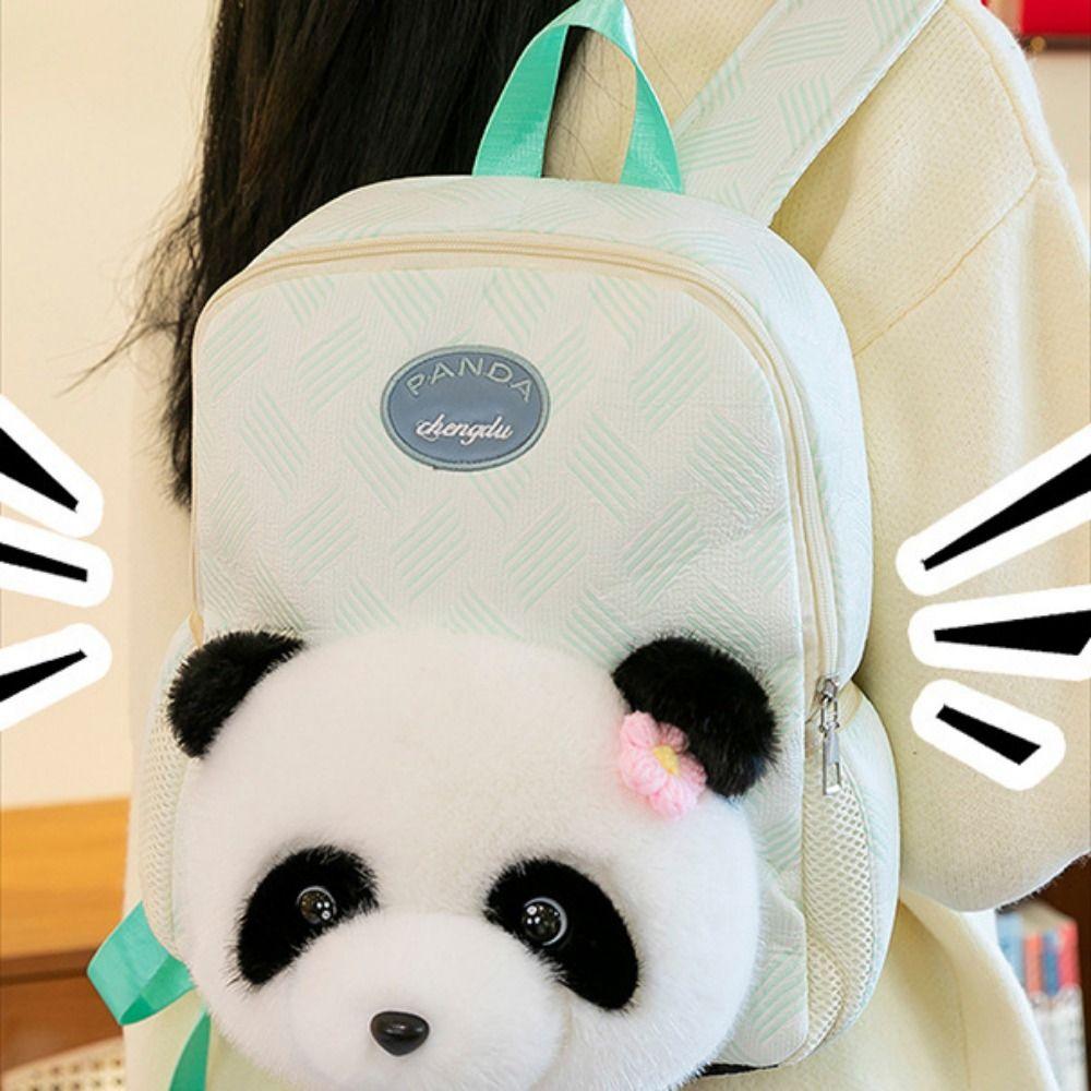 Cartoon Kids School Backpack Lightweight Panda Primary School Bags  Elementary School
