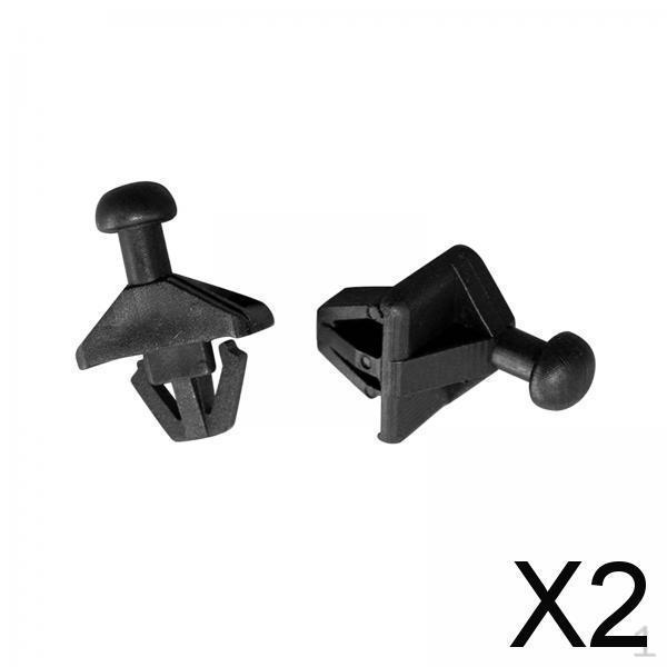 

Cargo Cover Hook Clips for Car Parcel Shelf - Fits Various Models , Black, 2