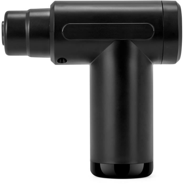 Pistolet de massage sans fil - LIVOO - DOS200 - 40 min - 4 têtes - 6 vitesses - Pochette de transport - Noir
