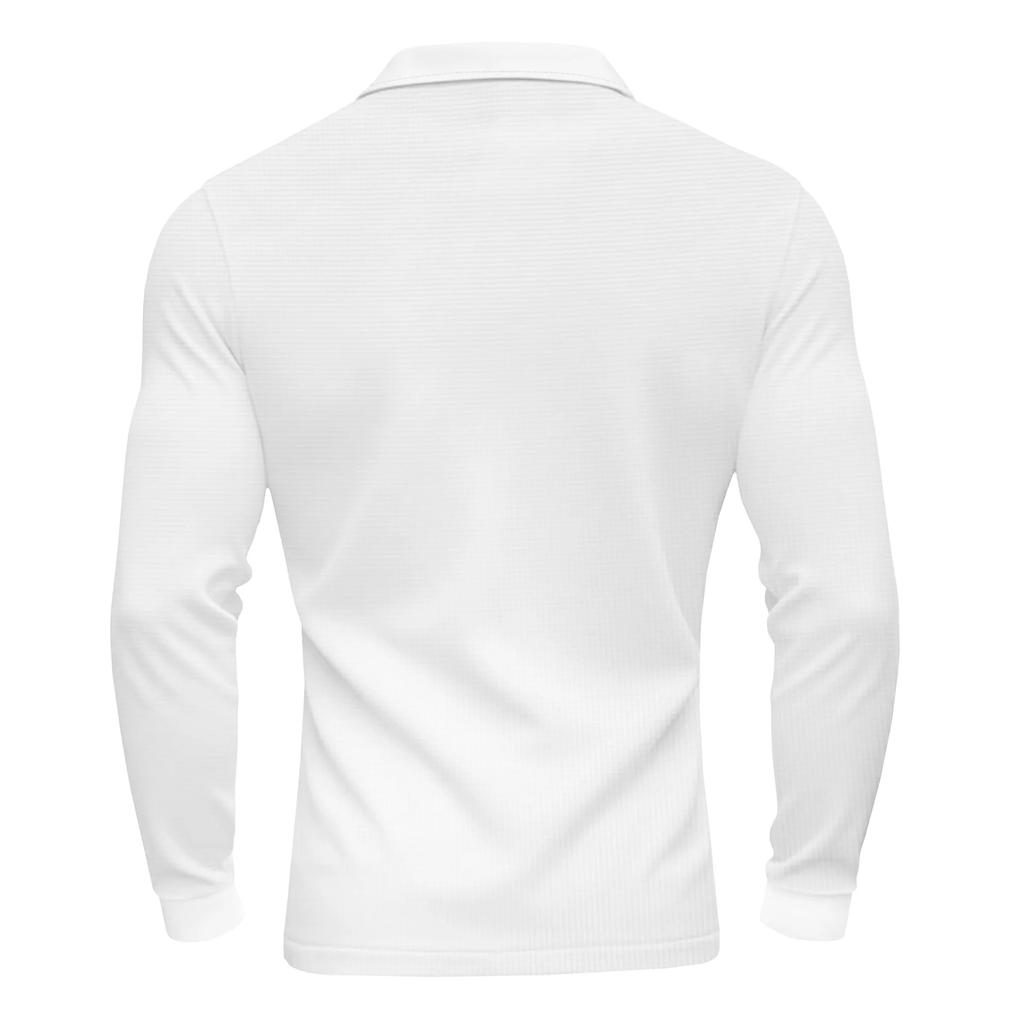 Spring Autumn Lightweight Breathable Men's Polo Shirts Casual Long Sleeve Quick Dry Comfortable Fit Polos
